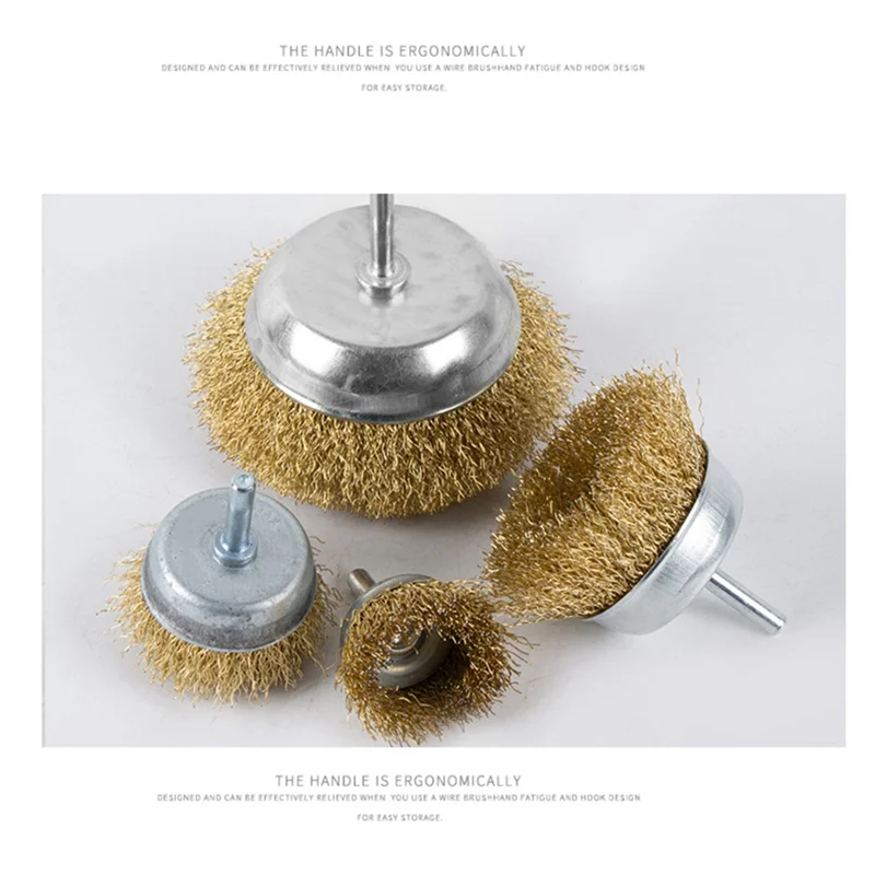 

ABGH-проволочные щетки, абразивные проволочные щетки подходят для вращающихся инструментов электрической дрели, полировки дерева, удаления заусенцев