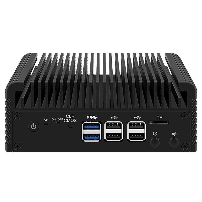 Cwwk 12e Gen Els Meer I3 N305 8 Core N200 N100 Fanless Zachte Router Proxmox Ddr5 4800Mhz 4xi226-V 2.5G