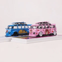 Flame 1:64 Kombi LBWK T1 BUS Painting Diecast Alloy Model Car