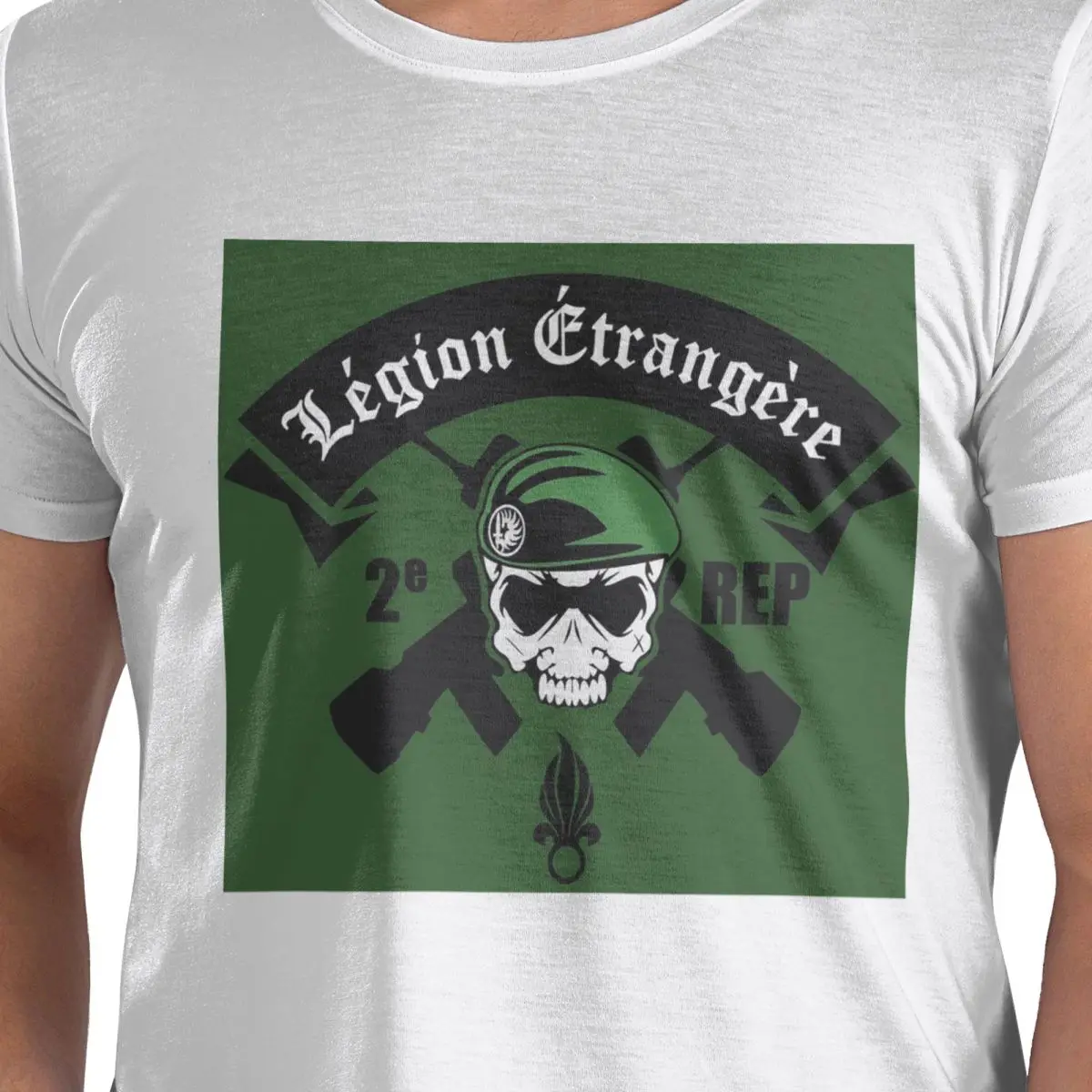 

Legion Etrangere Foreign France Military 100% Cotton T-Shirt Men's Fashion T Shirts Men Round Neck Short Sleeve S-6XL