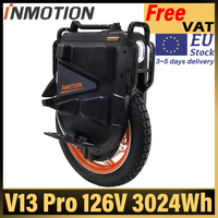 EU Stock INMOTION V13 Pro 126V 3024Wh Battery 4500W Motor Power 22inch Tire WATERPROOF IPX7 V13 Pro Electric Unicycle