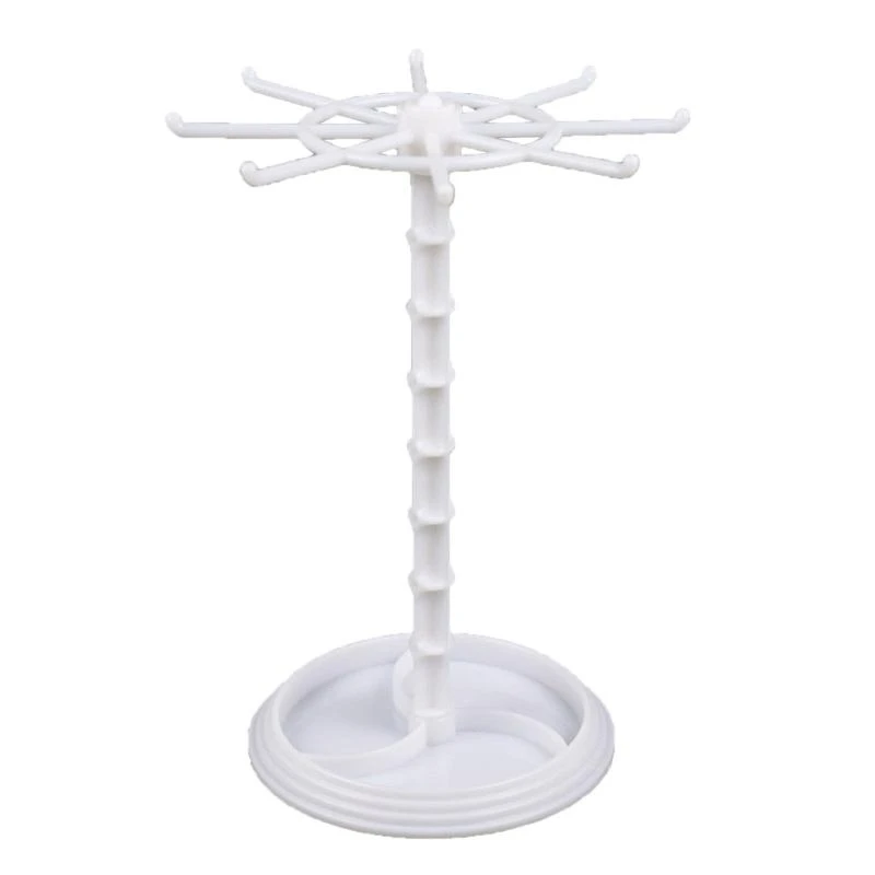 

Rotating Jewelry Stand Rack Earrings Necklace Rings Display Holder