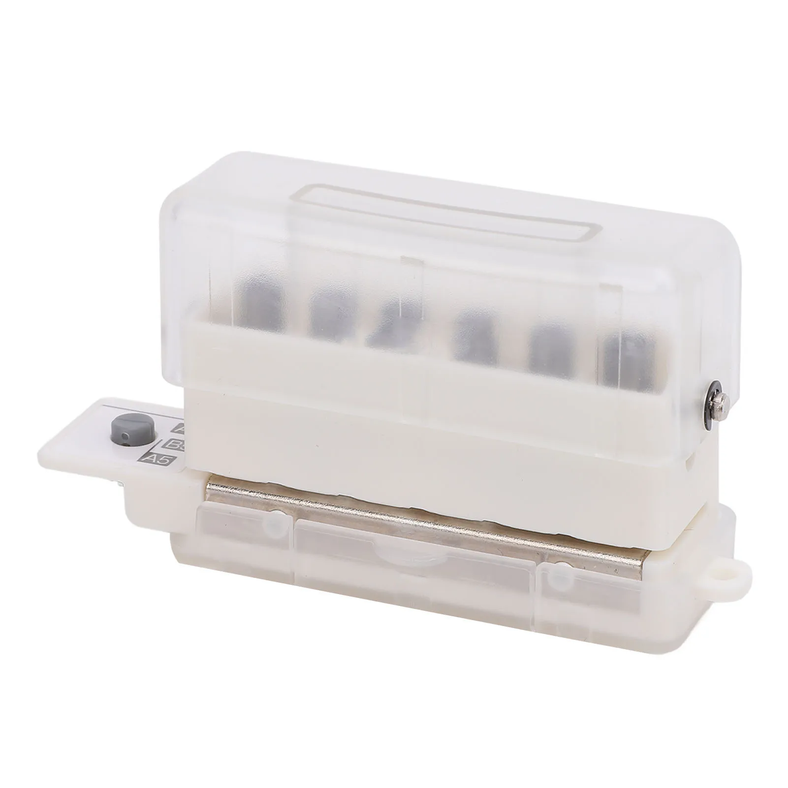 【جديد】6 فتحات خرامة ورق 5.5 مم قطر الثقب 9.5 مم تباعد آلة تثقيب أوراق الشجر السائبة الصغيرة المحمولة