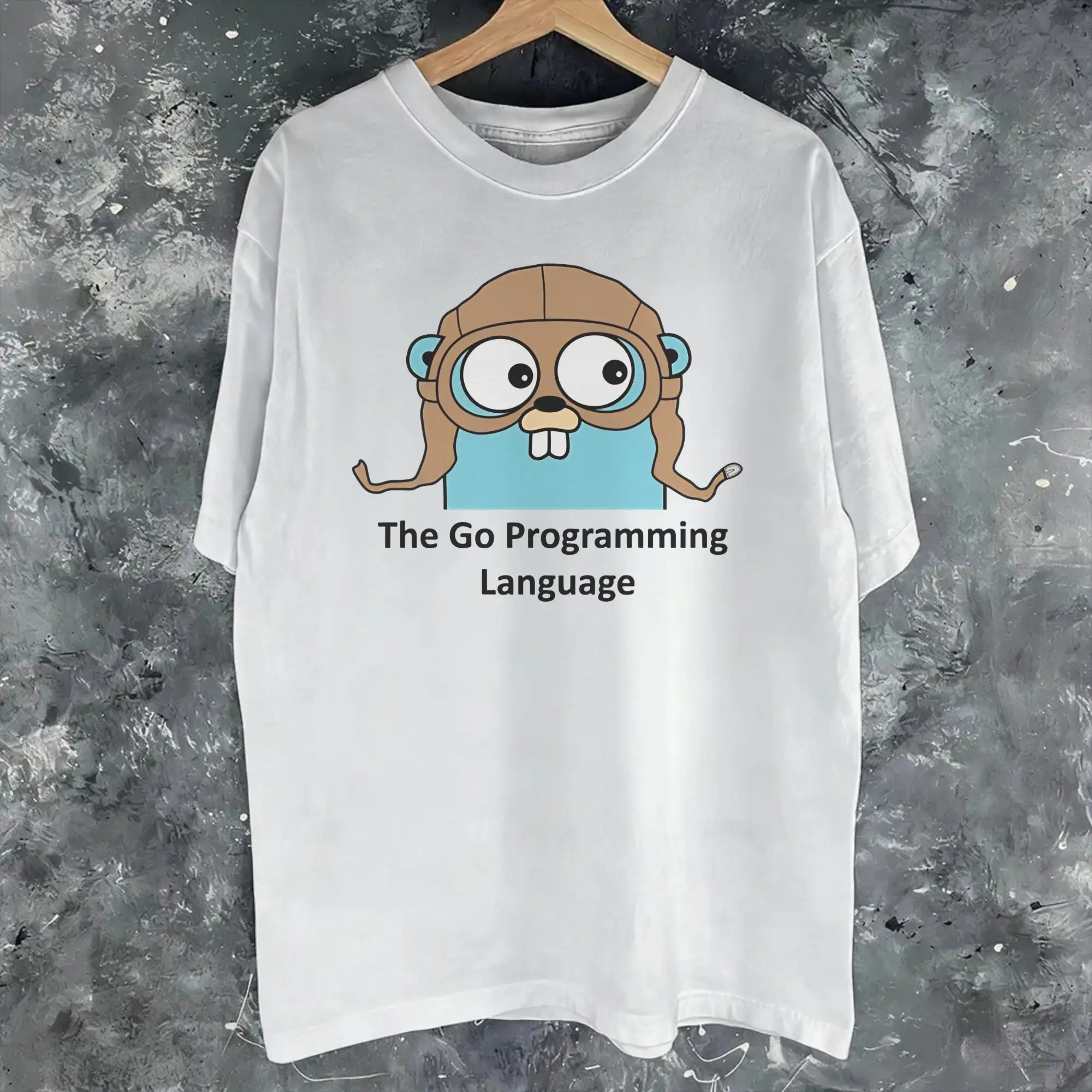 Go GoLang Gopher Programming Language  Graphic Printed T Shirt Men Women  Pure Cotton  Tee Shirt Clothing