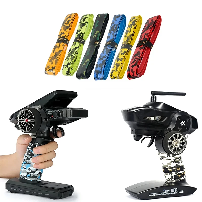 Cinta de bobinado antideslizante absorbente de sudor para coche teledirigido, pegamento de mano para Control remoto, coche trepador de control remoto, deriva, carretera, Axial, Futaba Sanwa