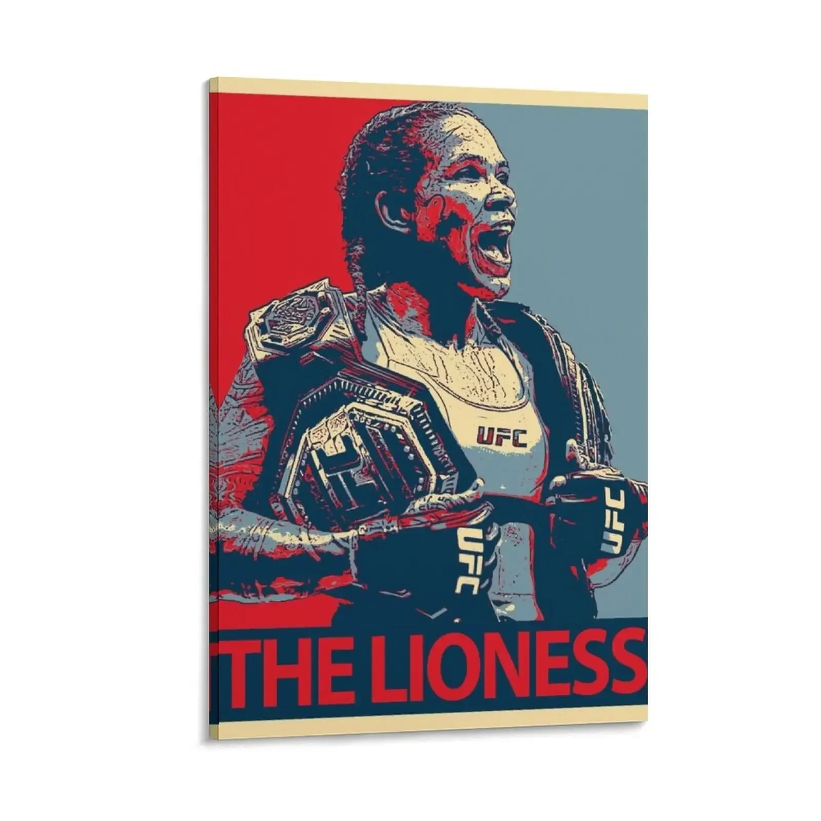 

amanda nunes the lioness Canvas Painting posters anime decoration for the room home decorations room decorations aesthetic