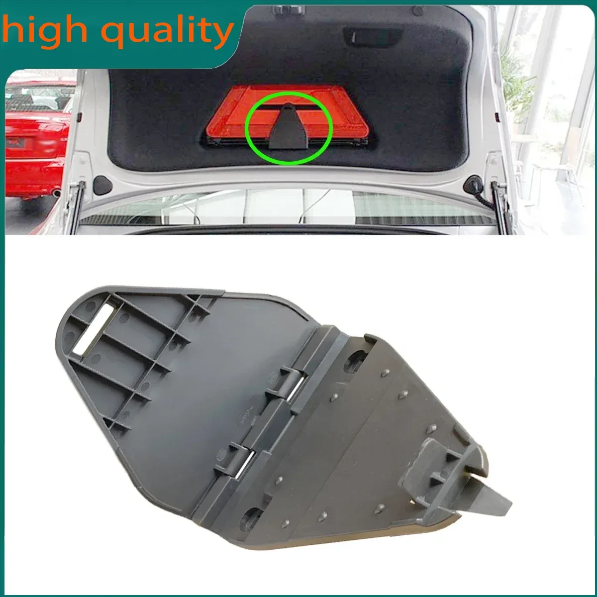 Warning Triangle Mounting Bracket Trim For Audi A4 B6 B7 2001-2008 Avant A6 C6 2005-2008 S4 S6 Quattro 8E5860285A 8E5860285A01C