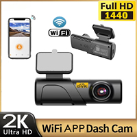 2K Car Dash Cam DVR Recorder Auto Recorder APP Control Black Box WIth WIFI Voice 24h Parking Monitoring function car accessories
