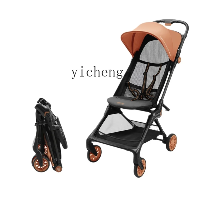 Tqh Baby Baby Walking Tool Lightweight Folding Stroller Baby Stroller Children's Simple Trolley