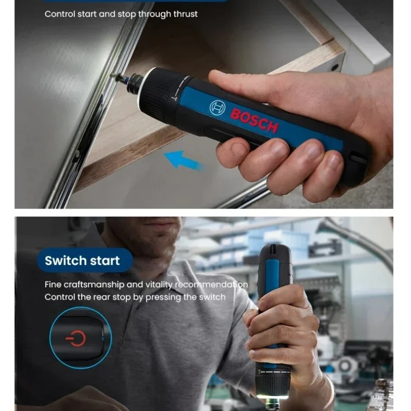 Professional BOSCH GO 3 Pocket Lithium Screwdriver Adjustable Torque Auto Lock Bit Compact Daily Repair Power Driver