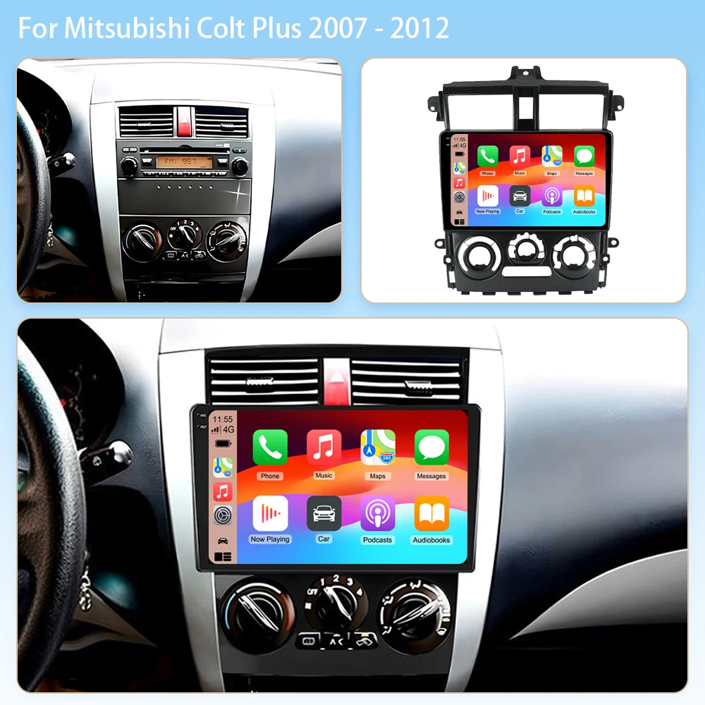 2K Android 16 Car Radio DVD For Mitsubishi Colt Plus 2003 - 2018 Multimedia Video Player GPS 4G Navigation Stereo Head Unit 2Din
