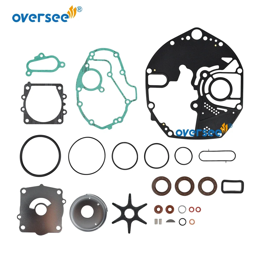 6EK-W0001-20-00 Lower Unit Gasket Kit For Yamaha 2T 75-90-115-130HP Outboard Engine