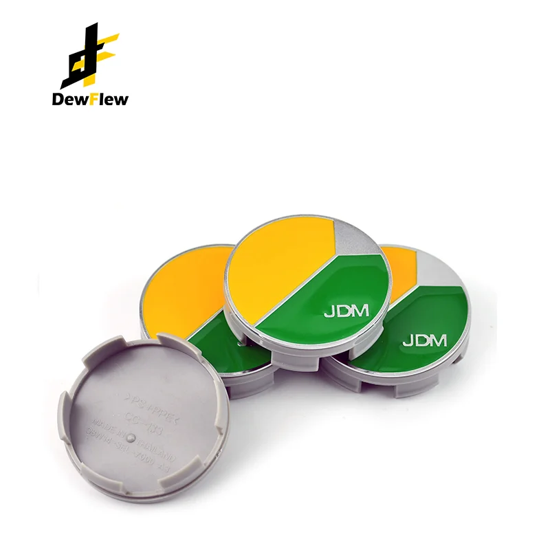 DewFlew 2/4Pcs OD 51mm/2" ID 45mm/1.77" Wheel Center Cap For 1990-2001 Acura integra 2001-2005 Civic (Non Hybrid) 44732-S50-N900