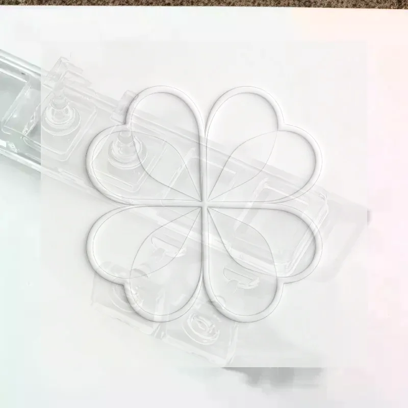 5/10Pcs Professional Grade Clear Acrylic Nail Art Stand Detachable Stable Base for Salon Nail Practice Training