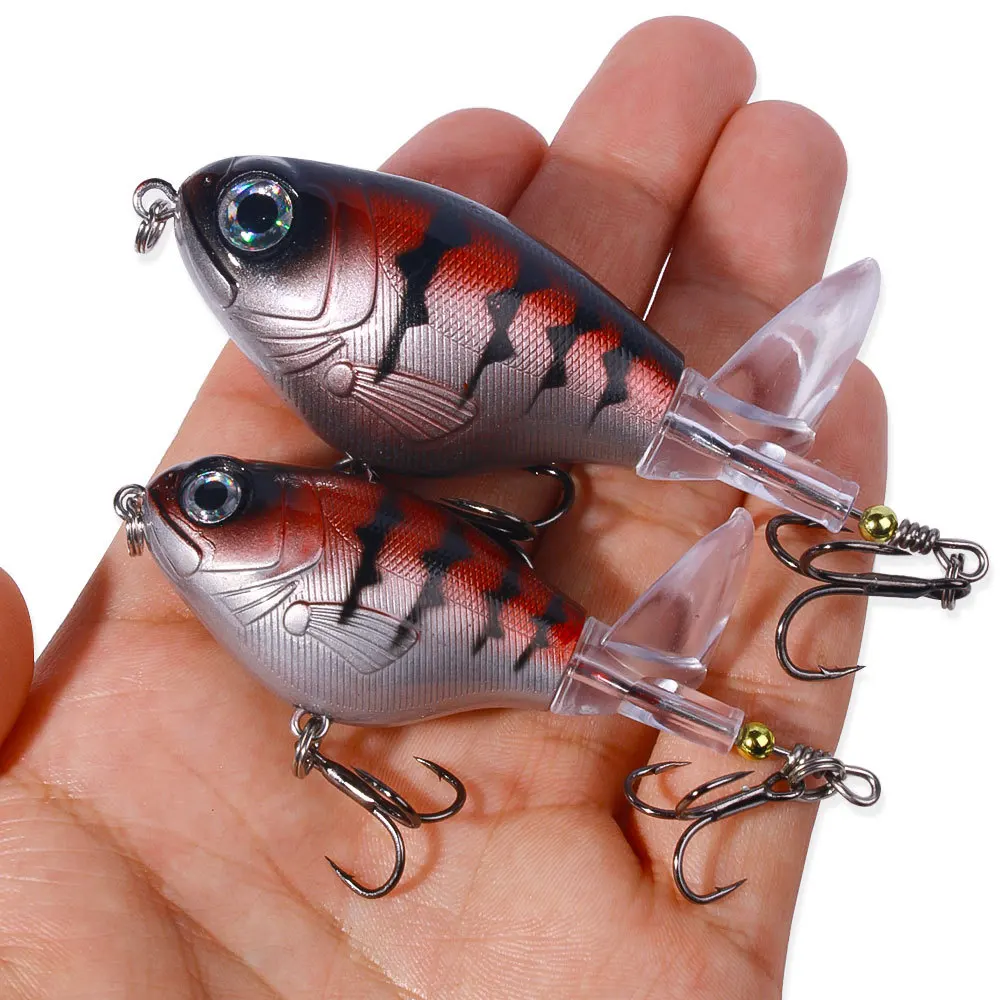 Tractor Surface Lure Fishing Bait Propller Floating Pencil Topwater Chubby Crankbait Bass Fake Bait Minnow Tackle 16g 11.4g