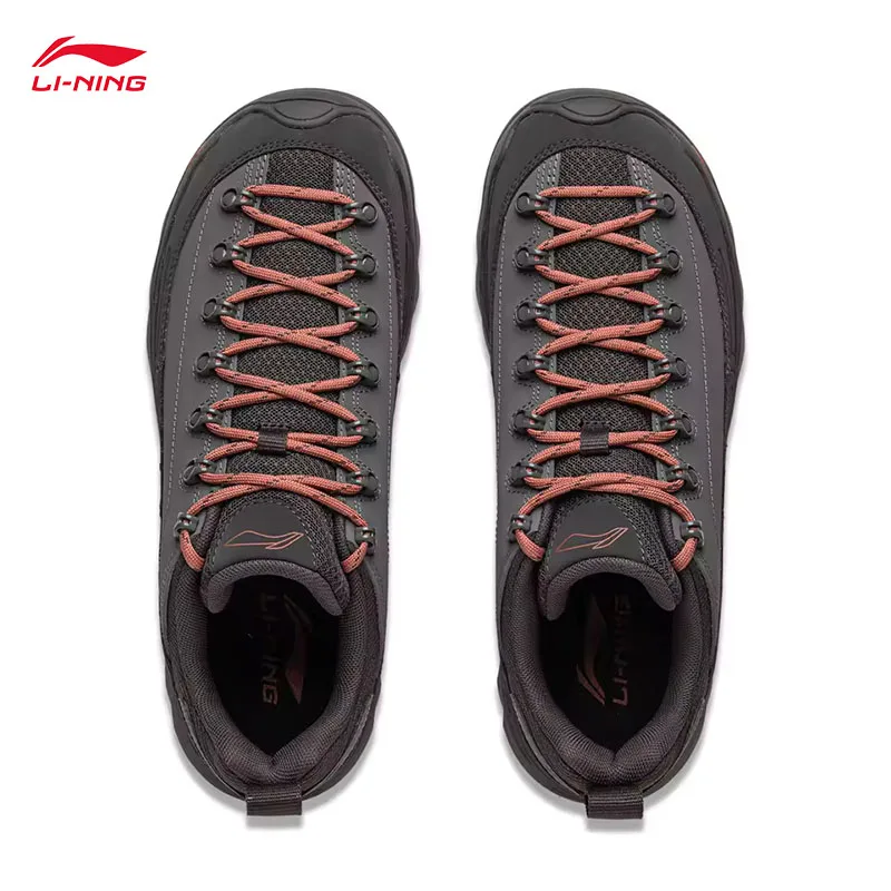 LI-NING في الهواء الطلق CLU FLOW للجنسين HEX LOC وسادة المضادة للانزلاق حذاء كاجوال بفتحات تهوية المشي أحذية رياضية AHCV055 #4