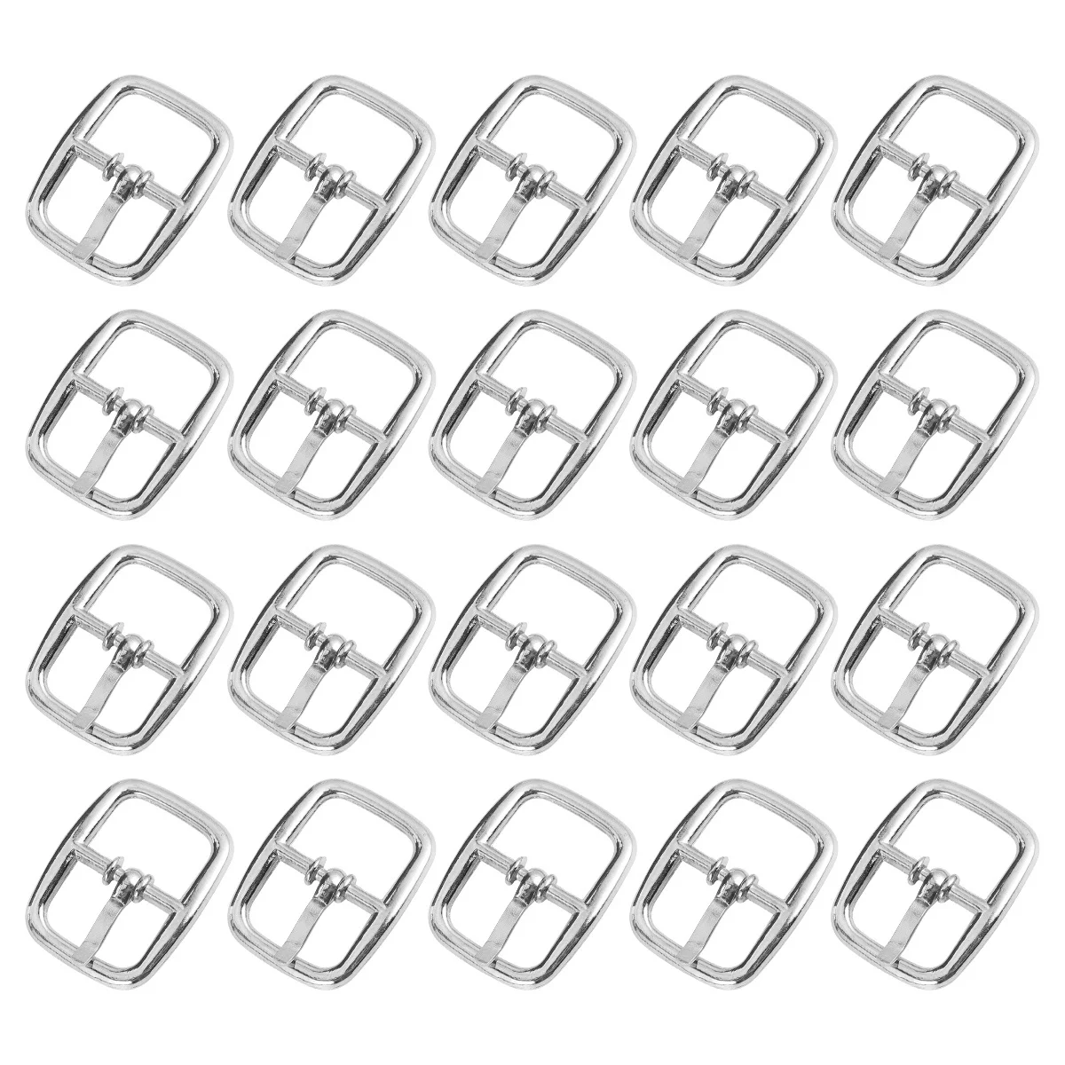 

50Pcs Zinc Alloy Roller Buckles Metal Buckles for Belt Strap Bag Pet Collar Hand DIY Accessories