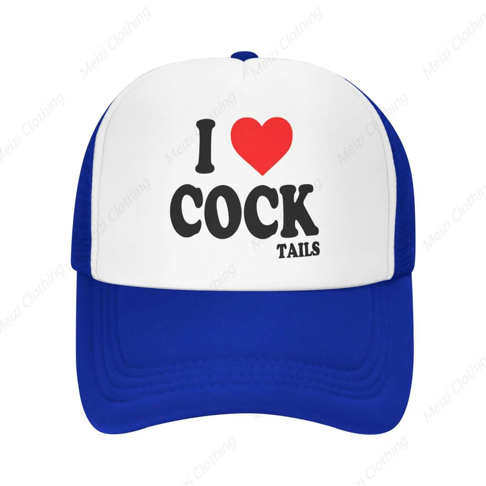 I-Love-Cocktails Men's Breathable Truck Driver Hat Mesh Sunshade Baseball Hat Orange Truck Hat