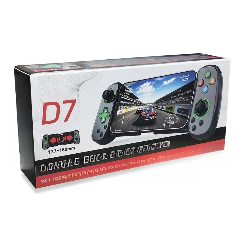 

D7 mobile phone stretch with light, gamepad, double Hall somatosensory, wireless Bluetooth Android ios Switch handle