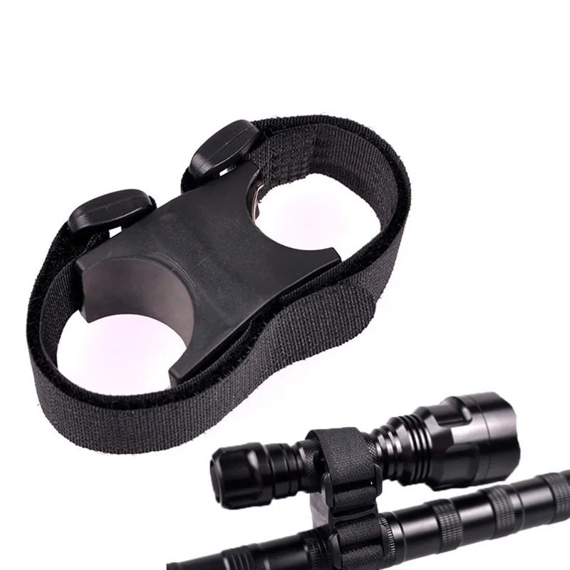 Multi-Purpose Bike Strap Band Flashlight LED Tourch Mount Holder Bike Lock Clamp Holder Magic Band Mountain Bicycle Accessories