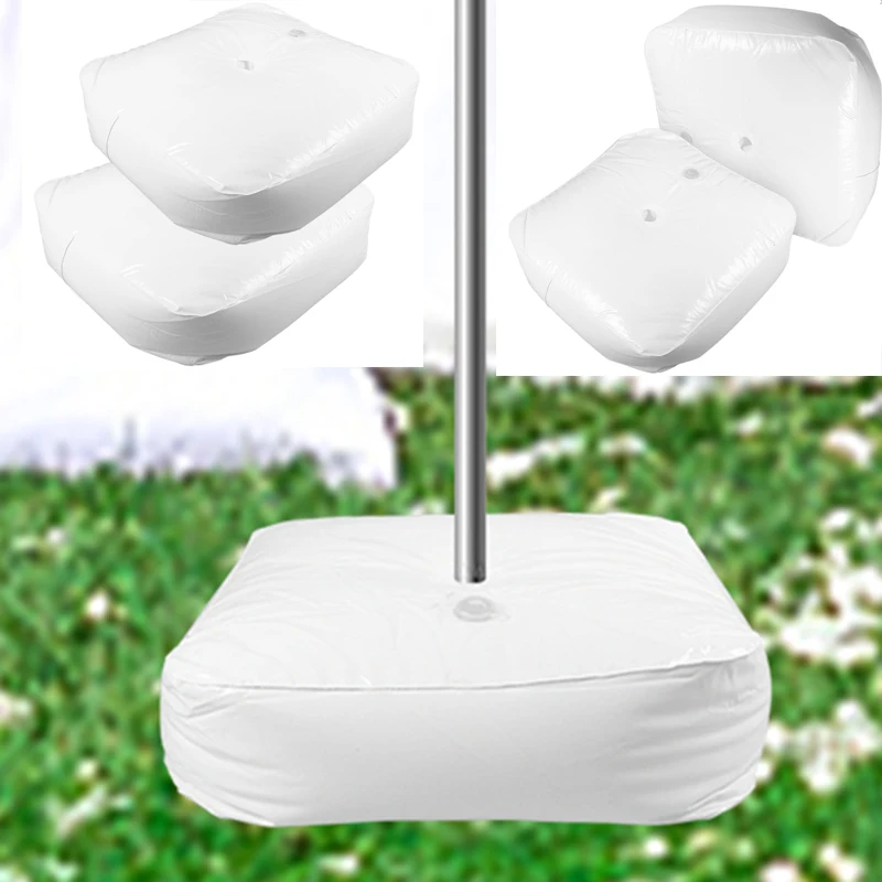 

2 Pcs Square Water Bag Balloon Arch Accessories Base Balloon Arch Columns Pvc Weights Column Base Stands Garland Weight Weights