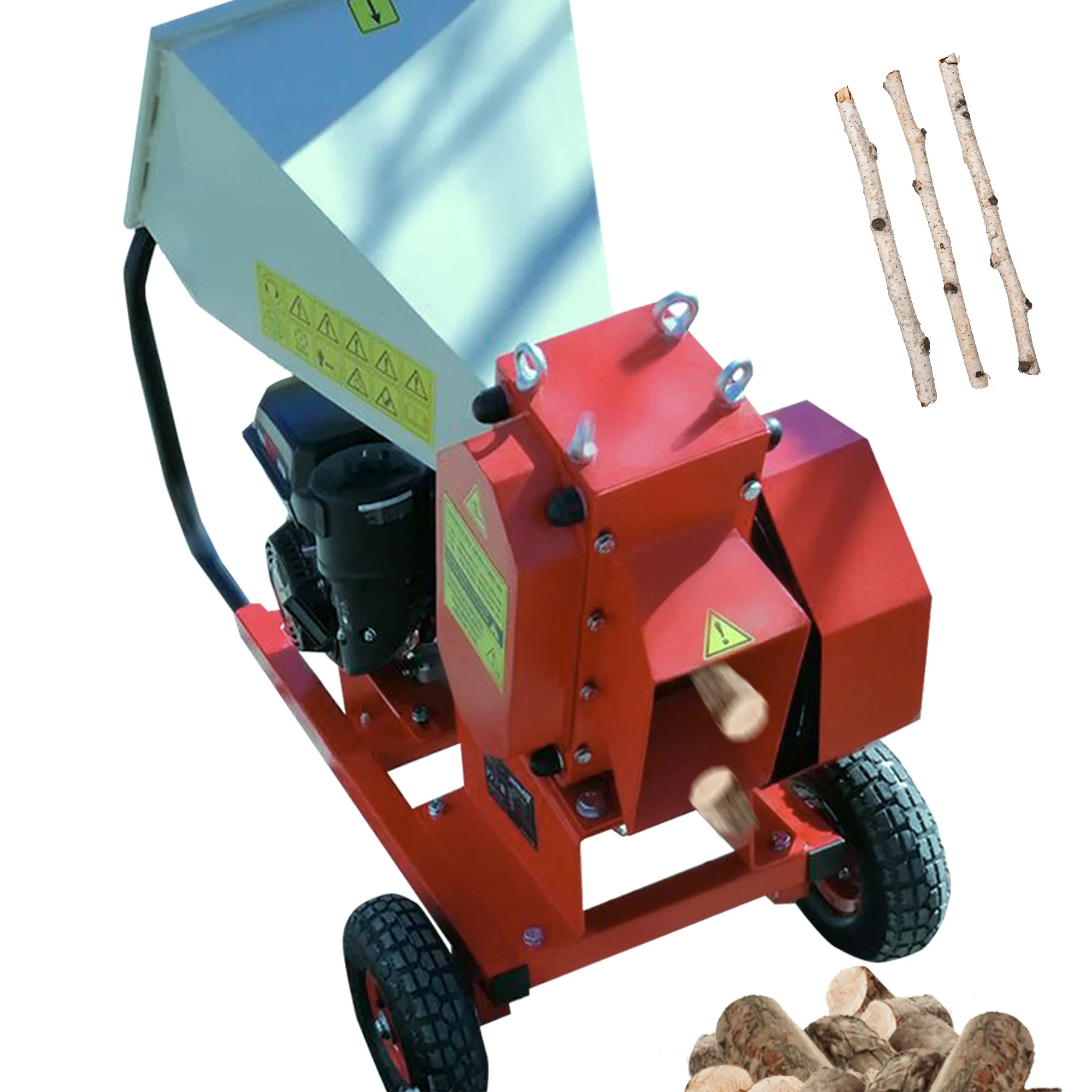 

Efficient wood processing & DE-60G wood chipper for easy transportation