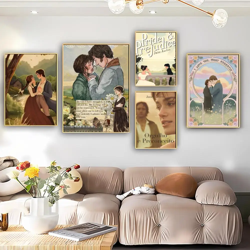 Pride & forcement Retro Poster autoadesivo Art Poster Retro Kraft Paper Sticker fai da te Room Bar Cafe Vintage pittura decorativa