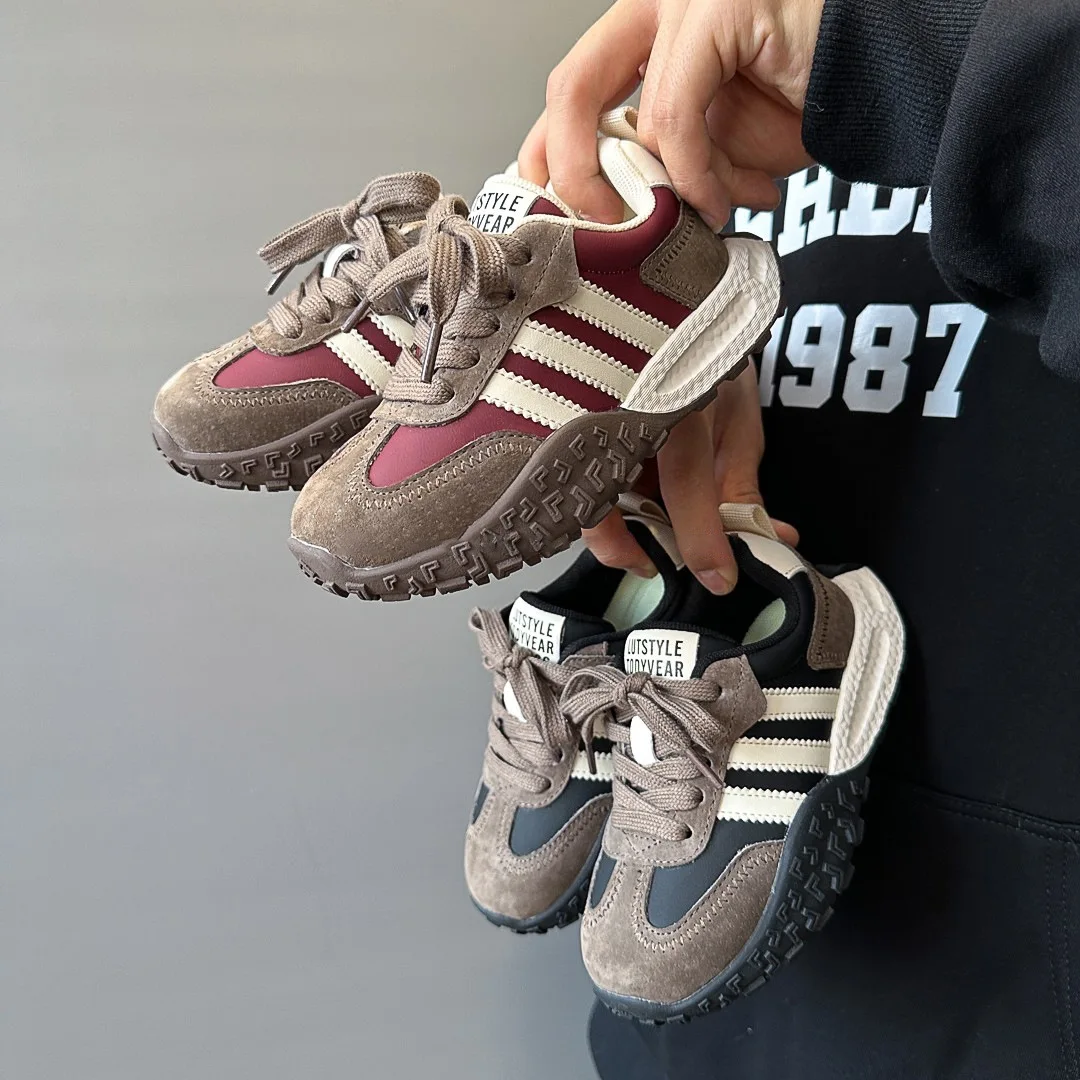 

Autumn Winter Children's Casual Shoes Girls' Sneakers Fashion Children's Breathable Running Soft Shoes Size 26-37 Toddler 3Color