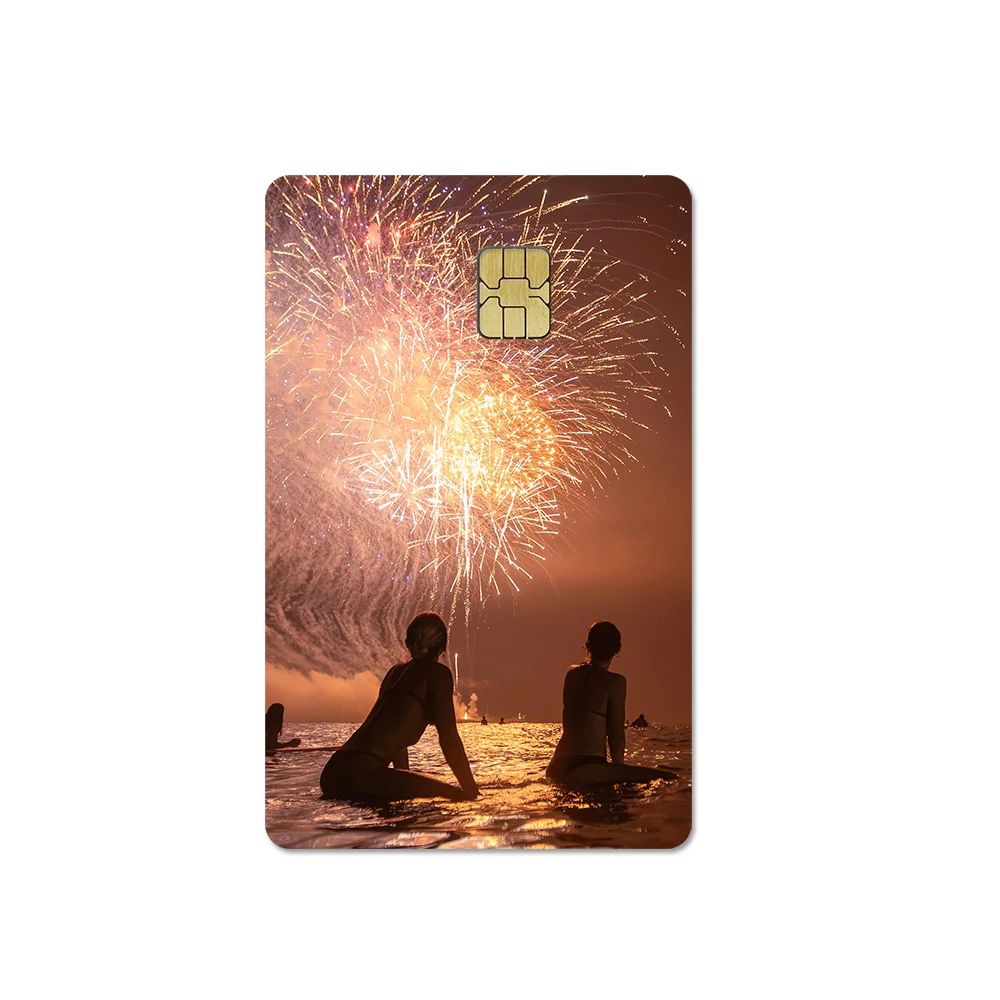 Scenic Design Bank Card Skin Sticker Chip Card Cover Creative Travel Pattern Decal Protective Film for Debit Card Decoration