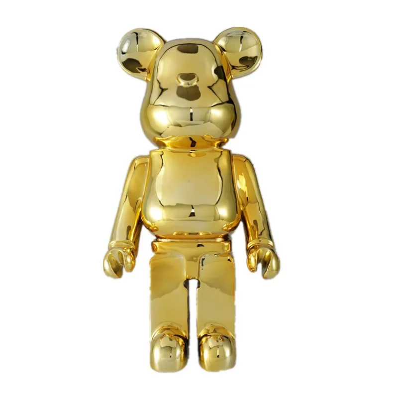 

Light luxury electroplating violent building block bear living room wine cabinet TV cabinet Nordic home decoration