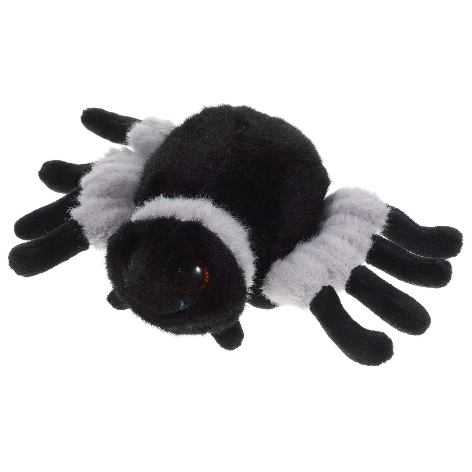 

Cute Spider Plush Aesthetic Stuffed Animal Halloween Toy Black Little Simulated Pillow (Spider-Yellow) Baby