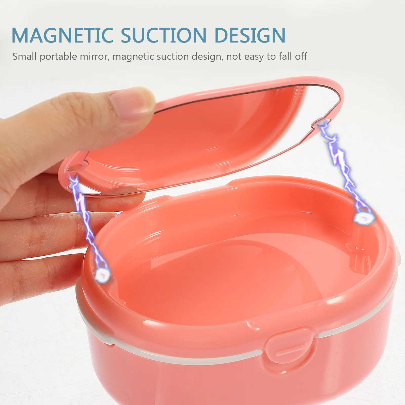 

Футляр для хранения зубных протезов, коробка для ортодонтических ретейнеров, многофункциональный, моющийся, устойчивый к царапинам, портативный держатель для брекетов, компактный, легкий