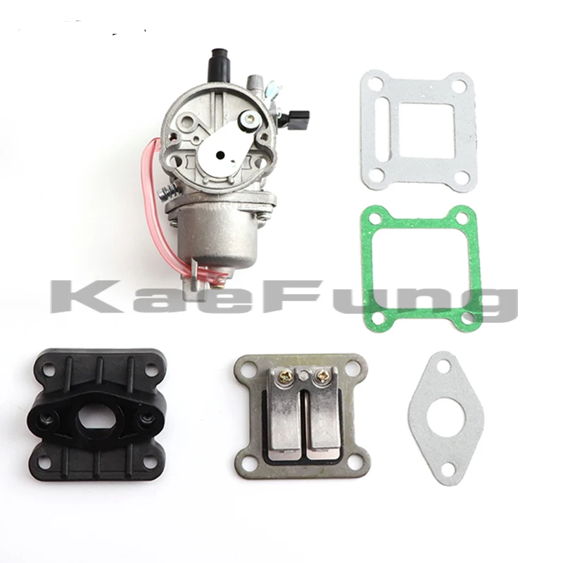 

47cc 49cc Carburetor Reed Valve Mainfold Kit for pocket bike Mini ATV/Dirt bike Accessories