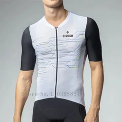 Siroko Summer Men's Cycling Shirt Short Sleeve Bicycle Jerseys Camisa Ciclismos Masculino Mountain Bike Clothing Pro Team