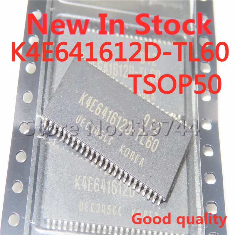 2PCS/LOT  K4E641612D-TL60 K4E641612D TSOP-50 integrated circuit IC chip  In Stock NEW original IC