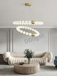2026 New Trend Modern Copper Led Chandelier Lustre For Living Room Bedroom Dining Kitchen Decor Ceiling Hanging Pendant Light
