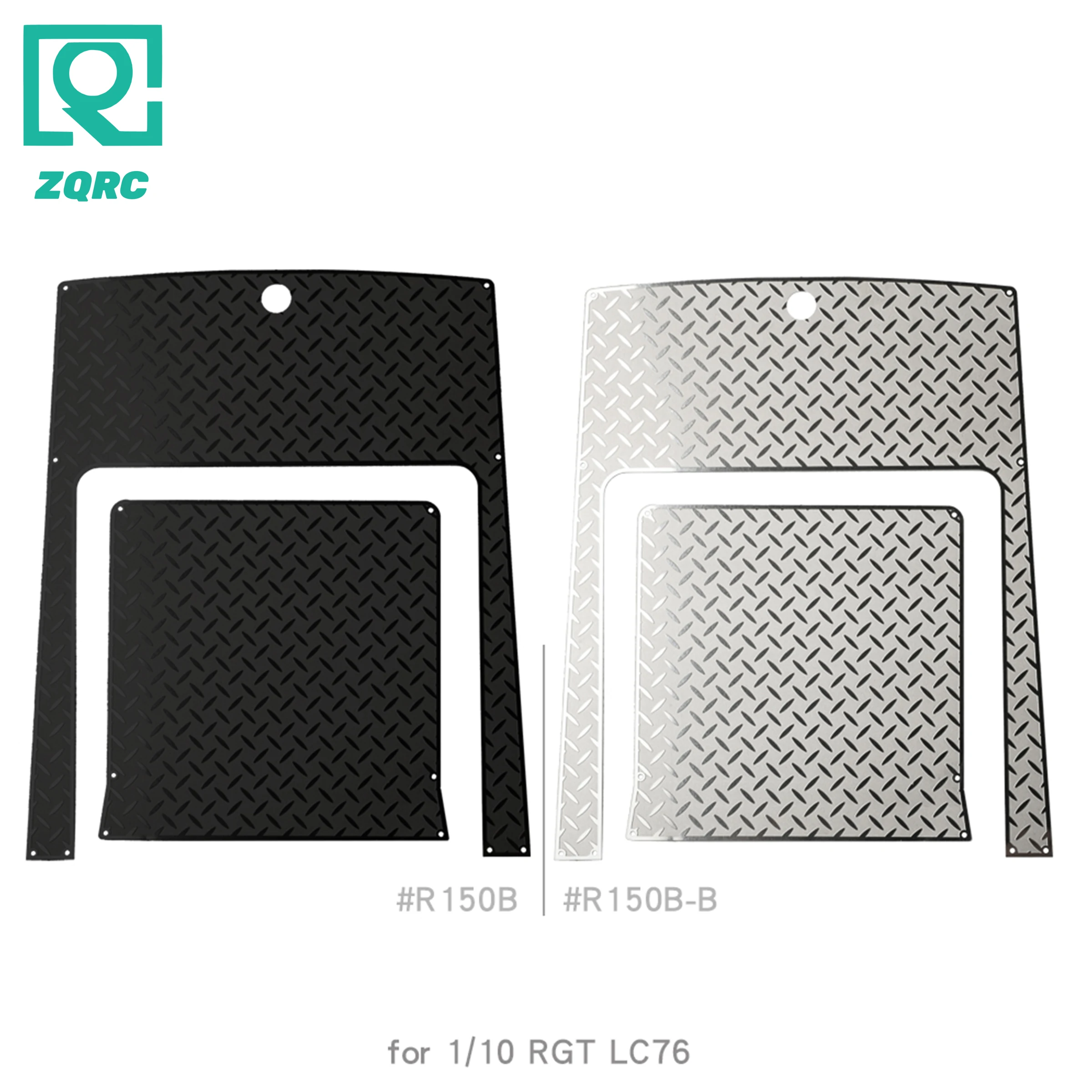 

for 1/10 RGT LC76 hood protection metal modification stainless steel decorative plate
