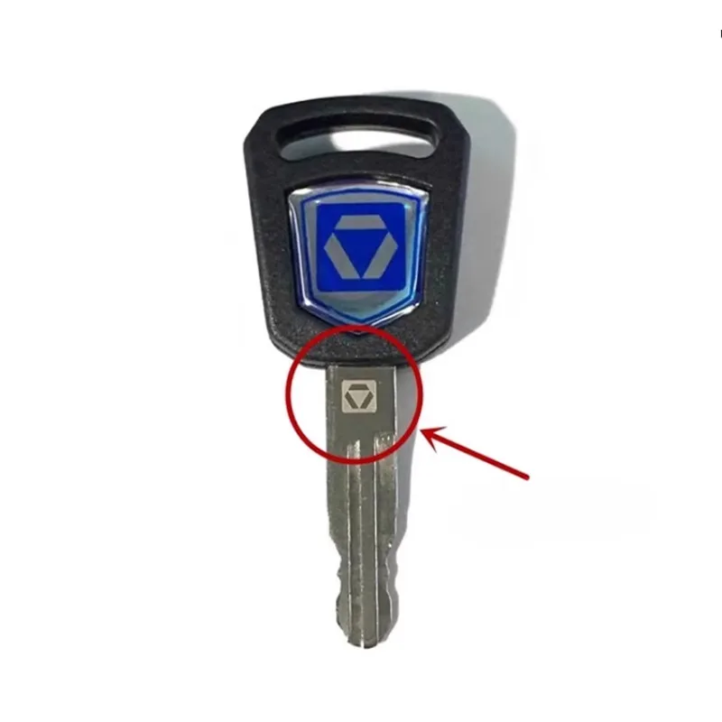 1PCS/2PCS/3PCS/10PCS For XCMG XE60DA 65 75DA 85 135C 200 215  Excavator Keys NEW Style  Ignition Key Door Lock Key