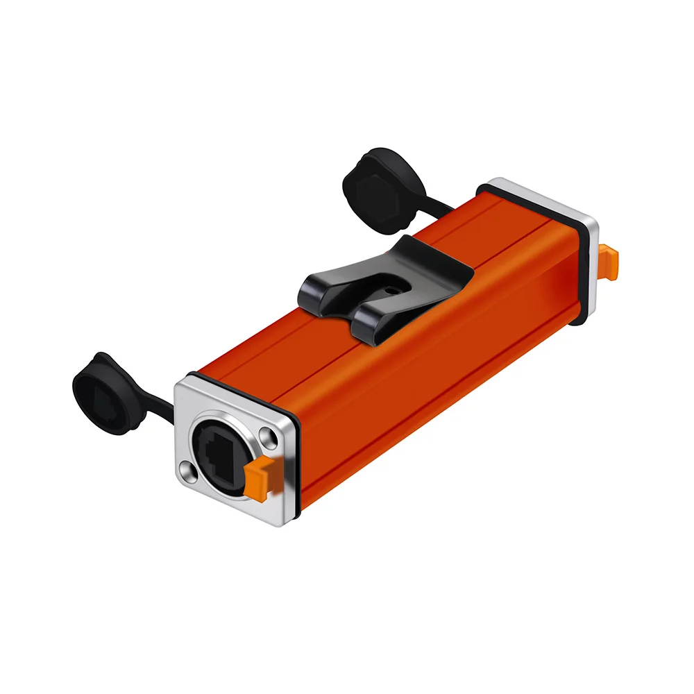 1pc RJ45 Converter,Waterproof CAT5 Network Ethernet Coupler Connector Female to Female Panel Socket Straight Extender Adapter