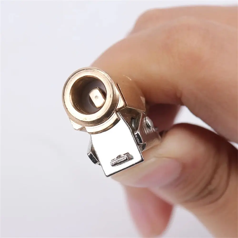 Clamp Inflator Tyre Wheel Car Auto Brass Compressor Connector Adapter Tire Air Chuck Valve Clip