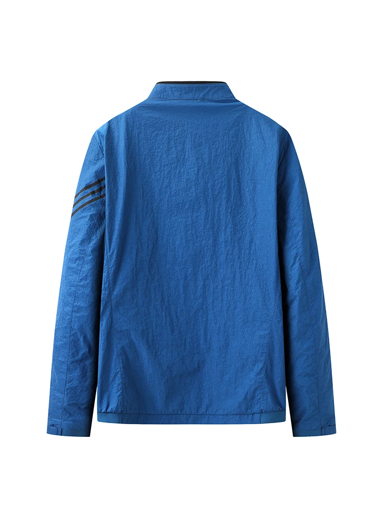 

Мужская весенне-осенняя тонкая куртка с воротником-стойкой, дышащая одежда для кожи, легкая модная городская одежда с защитой от ультрафиолета