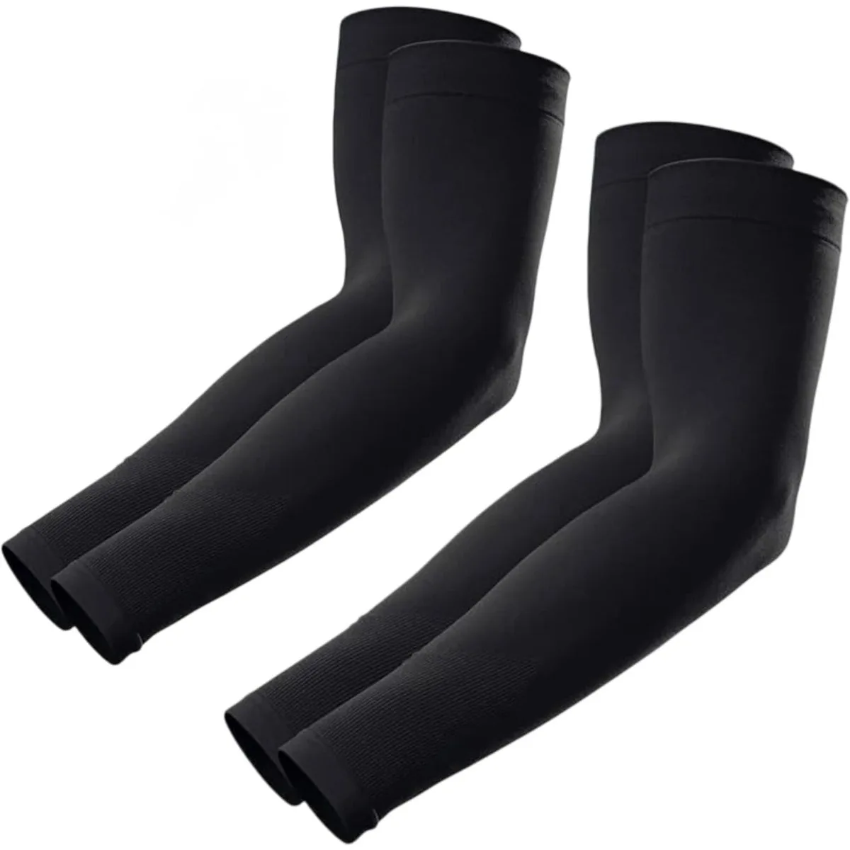 

4pcs Sports Compression Arm Sleeves, UV Sun Block Cooling Sleeves, Stretchy Tattoo Cover Up Sleeves, Sweat Absorbent Arm Supports for Basketball, Football, Hiking, Driving and Fitness