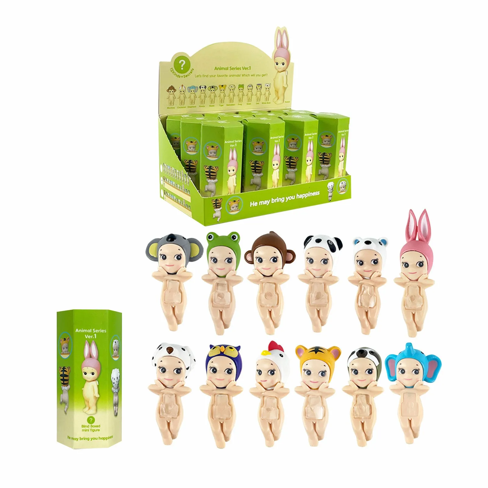 كشف العوالم الغامضة للعجائب المجنحة التماثيل الملاك المثير للاهتمام في المفاجأة صندوق أعمى الملاك هيبر سلسلة الحلم الشكل