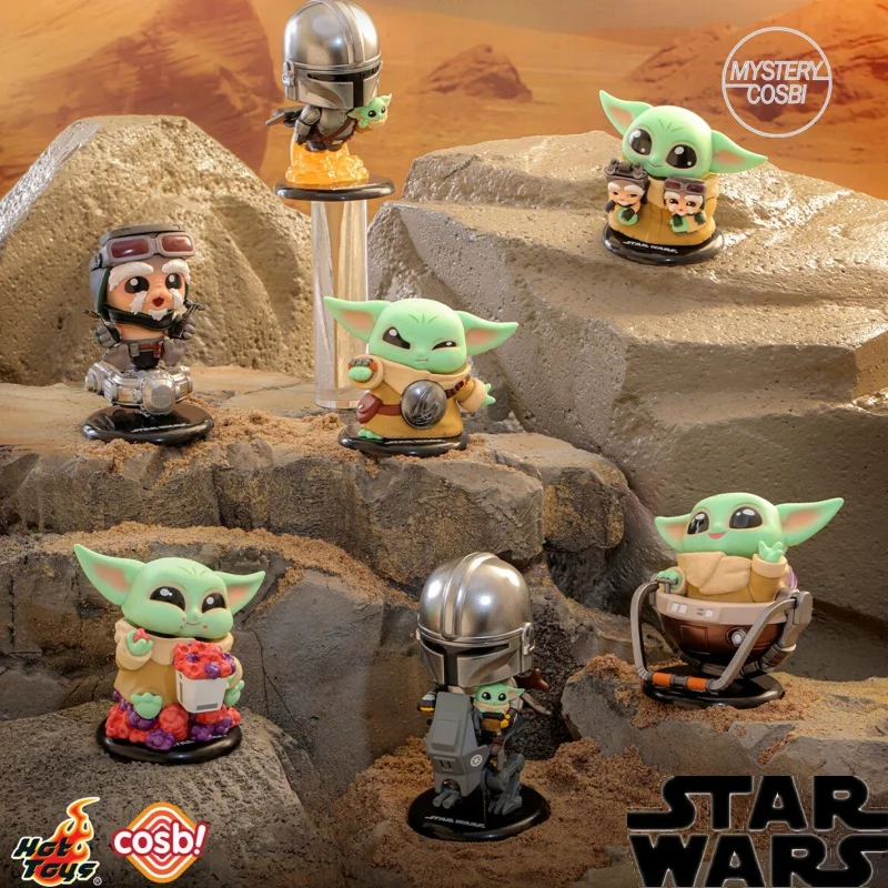 ホットトイズ-スターウォーズ-マンダロリアンとグローグシリーズ-ブラインドボックス-コスビ-ボブルヘッドコレクション-デスクトップオーナメントモデル-サプライズギフト