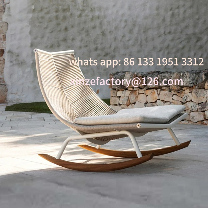 

Customizable European and American rattan home summer cool home leisure recliner