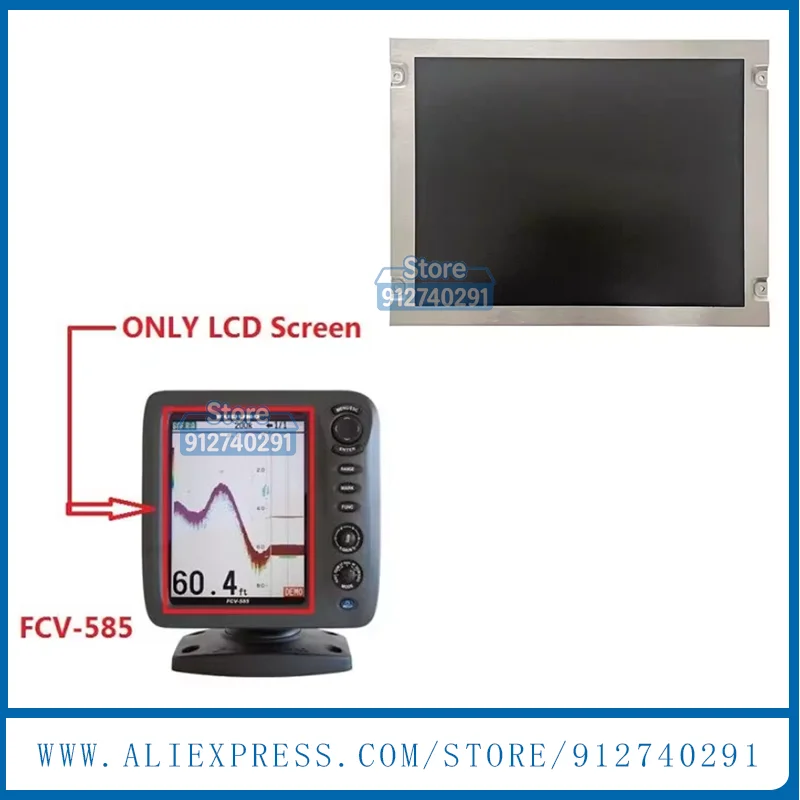 Painel de tela lcd original de 8.4 polegadas para furuno FCV-585 fcv585 fcv 585 substituição lcd