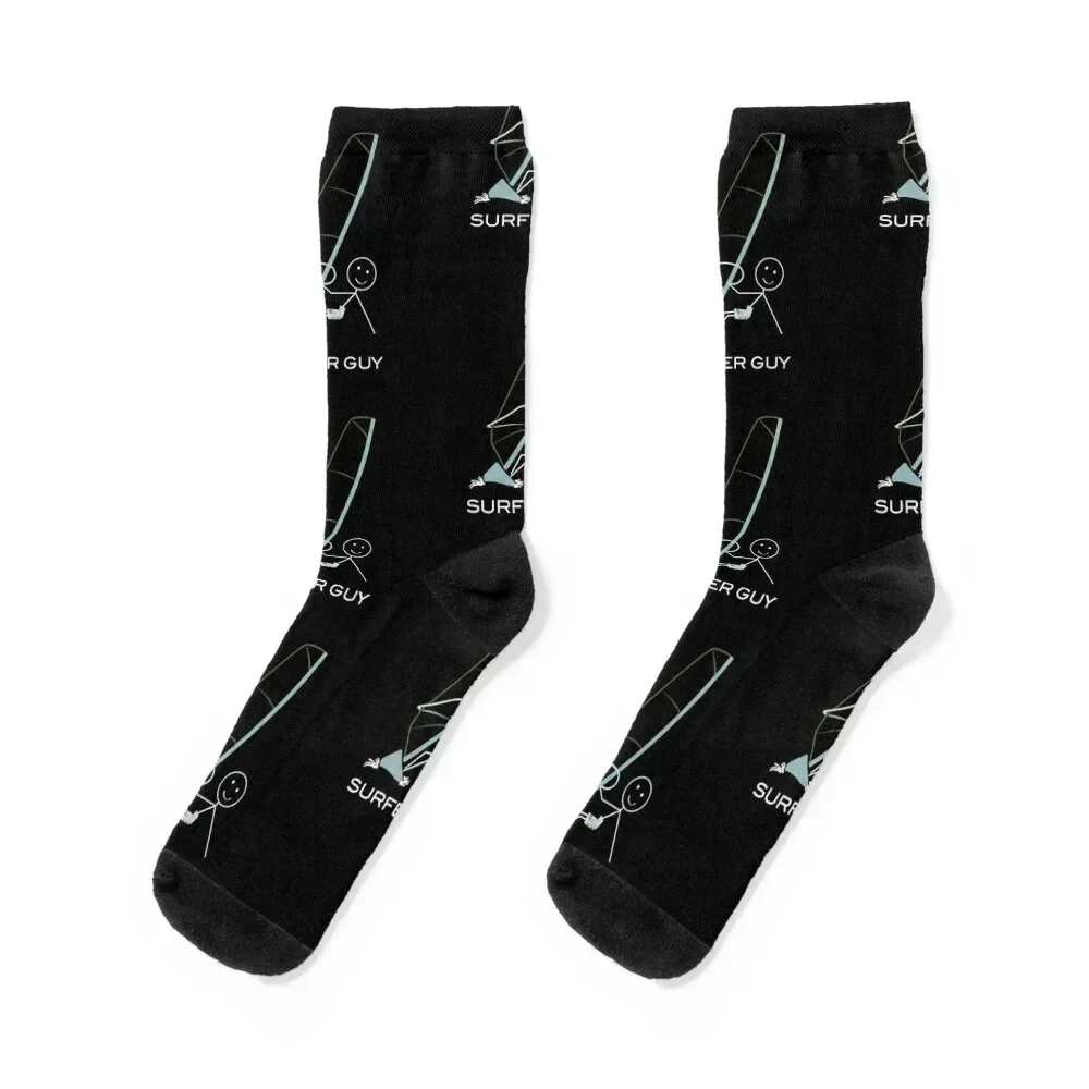 Funny Mens Windsurfing Design Socks loose kids japanese fashion Boy Socks Women's