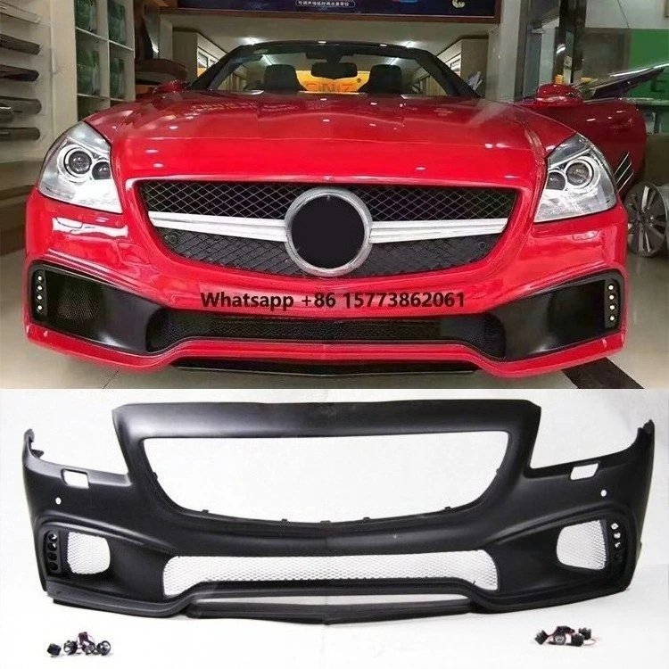 For R172 SLK Class 12-14 WD Style Front Rear Bumper Body Kit
