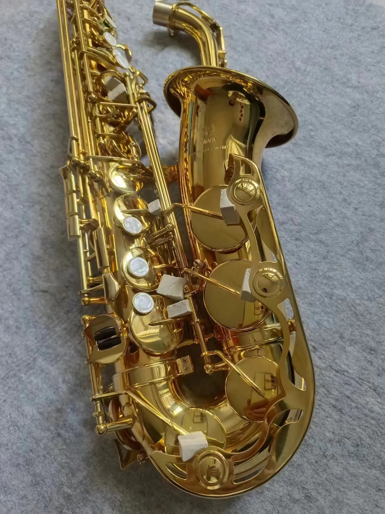 NEW Japan Brand New YAS-280 Alto Saxophone E flat Electrophoresis Gold Plated Professional Musical Instrument With