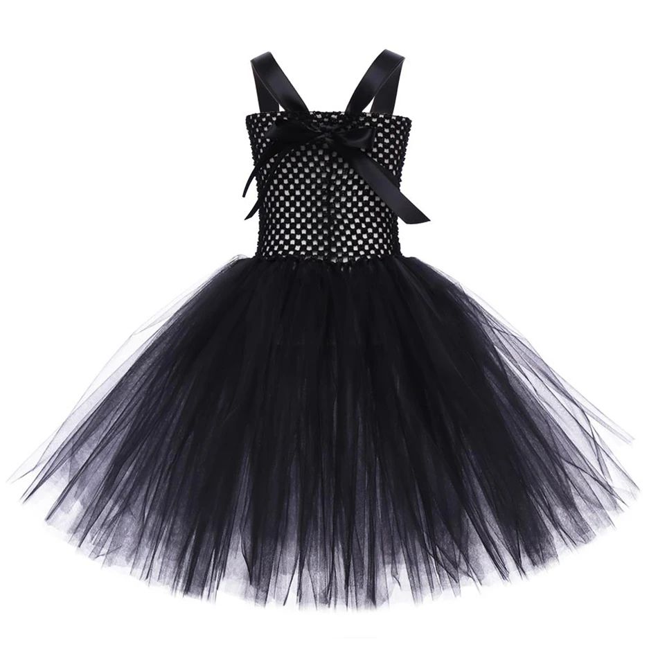 Witch Halloween Tutu vestido para meninas, vestido de baile infantil, roupas de performance infantil, RPG, fantasias fantasmas, festa de carnaval